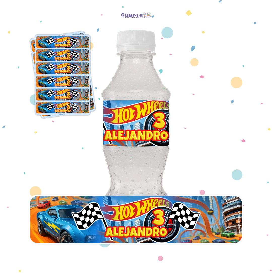 STICKER PARA BOTELLA