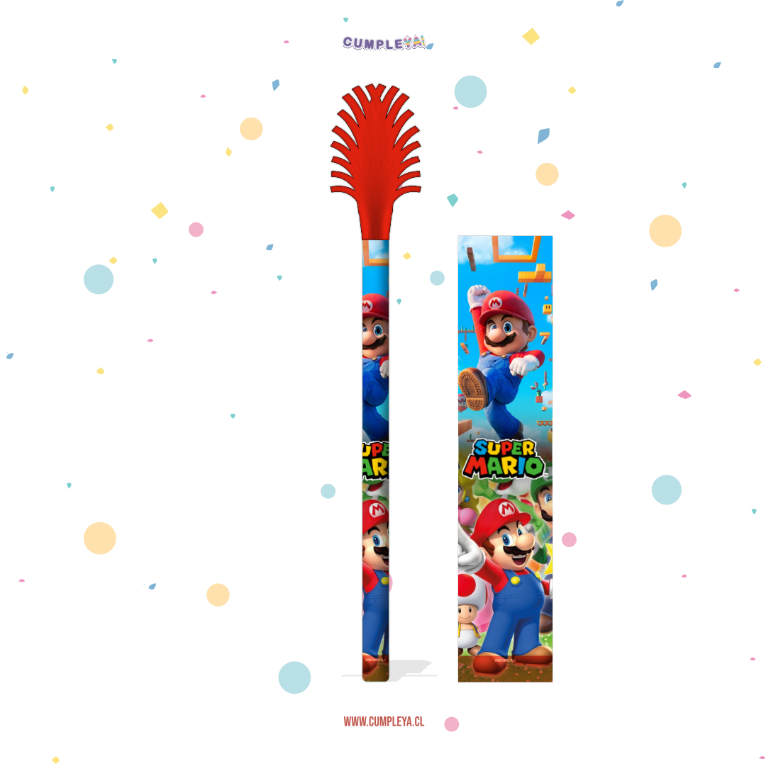 PALO PARA PIÑATA MARIO DE MARIO BROS