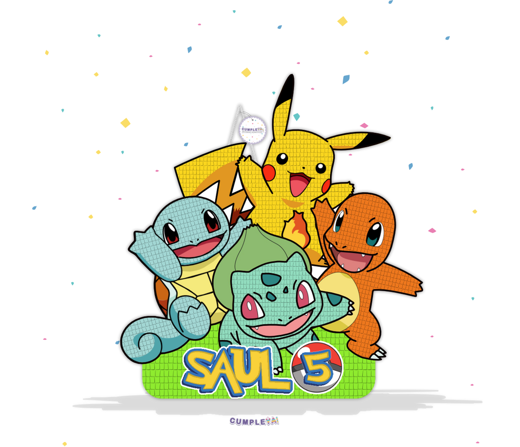 PIÑATA POKEMON 60CM PREMIUM