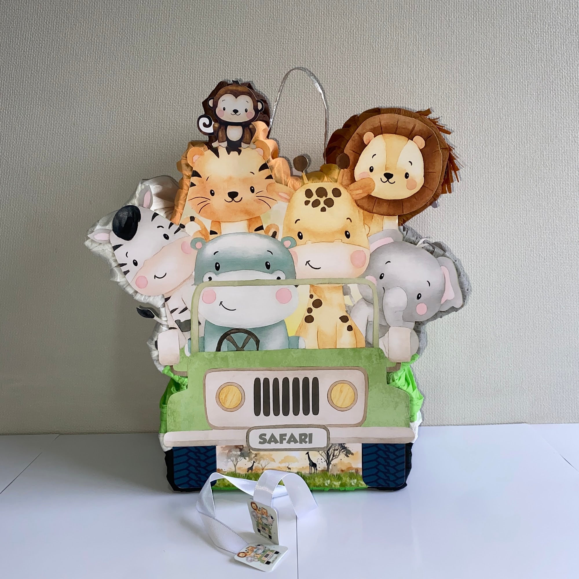 PIÑATA 40 CM JEEP SAFARI BEBÉS