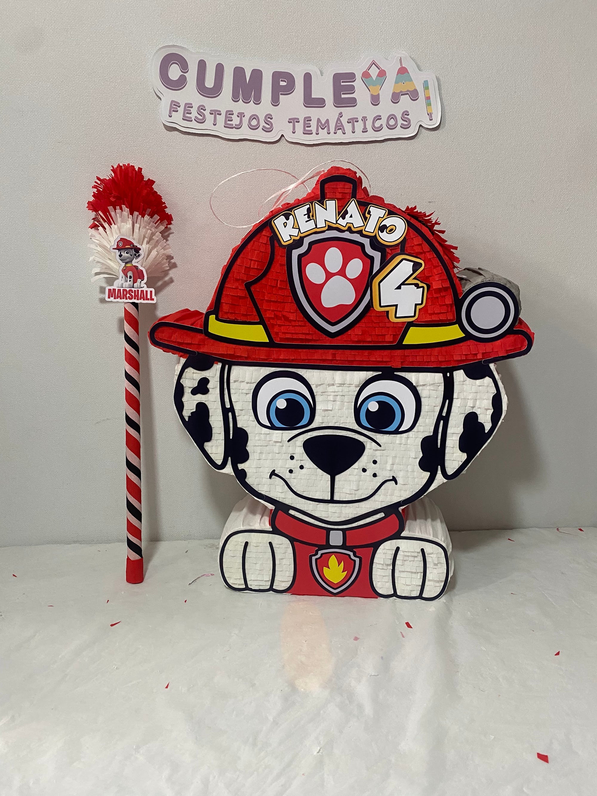 PIÑATA MARSHALLS PAW PATROL 60CM PREMIUM