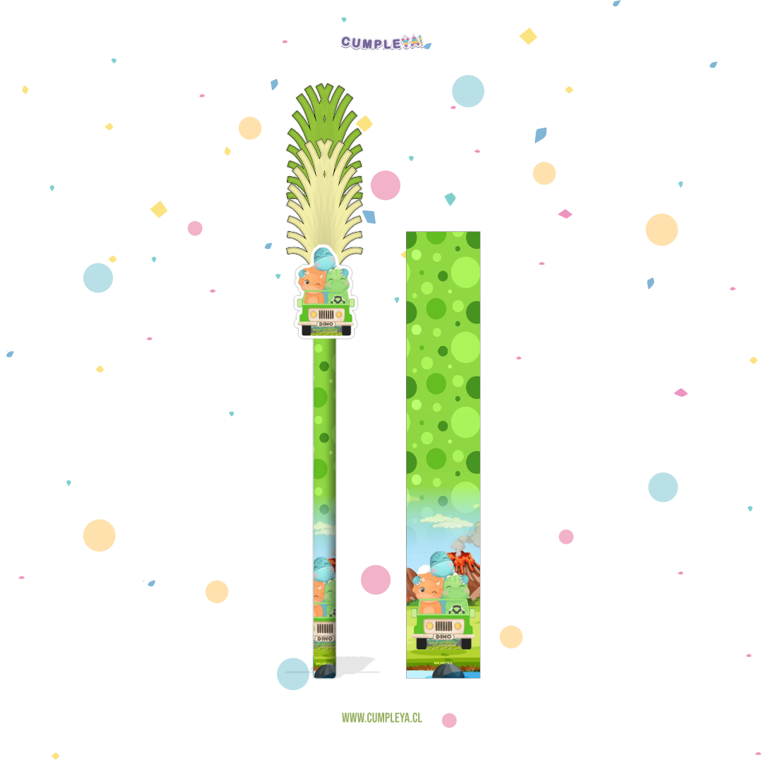 BASTÓN JEEP DINOSAURIO BEBES PARA PIÑATA