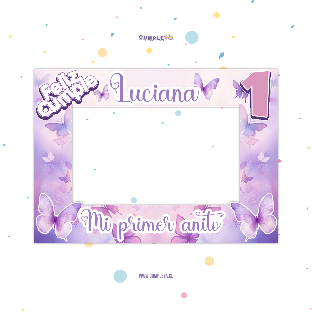 CUADRO SELFIE MARIPOSA 77X55CM