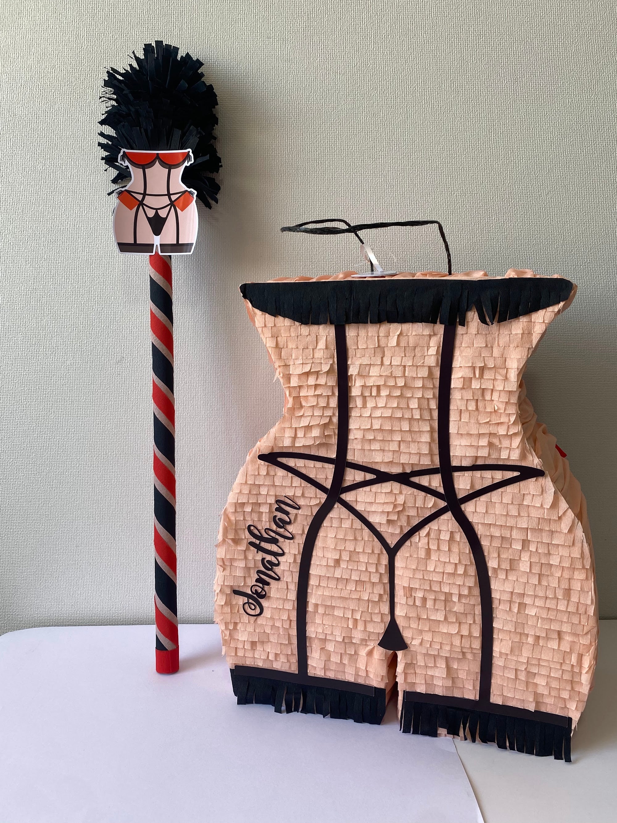 PIÑATA LENCERÍA EN CINTURA 40CM PREMIUM