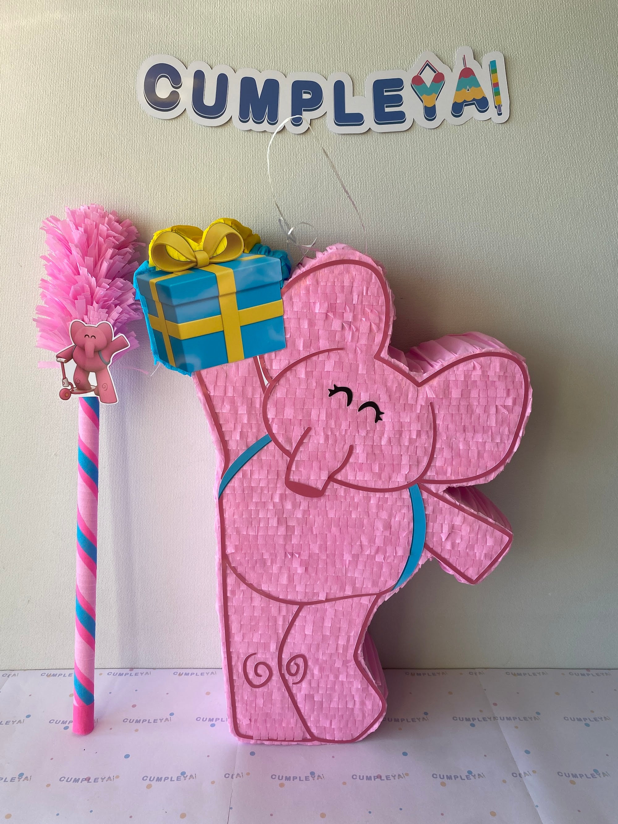 PIÑATA ELLI LA ELEFANTE 60CM PREMIUM