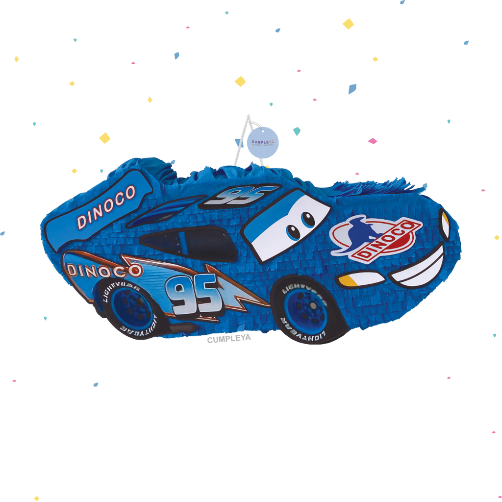 PIÑATA DINOCO DE CARS 40CM PREMIUM