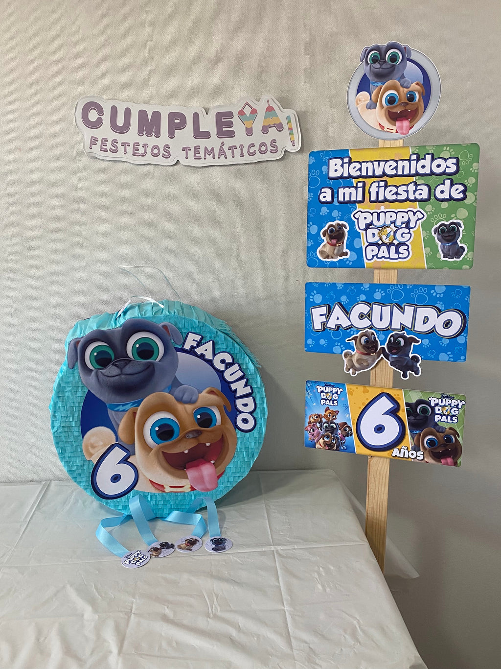 PIÑATA PUPPY DOG PALS 40CM PREMIUM