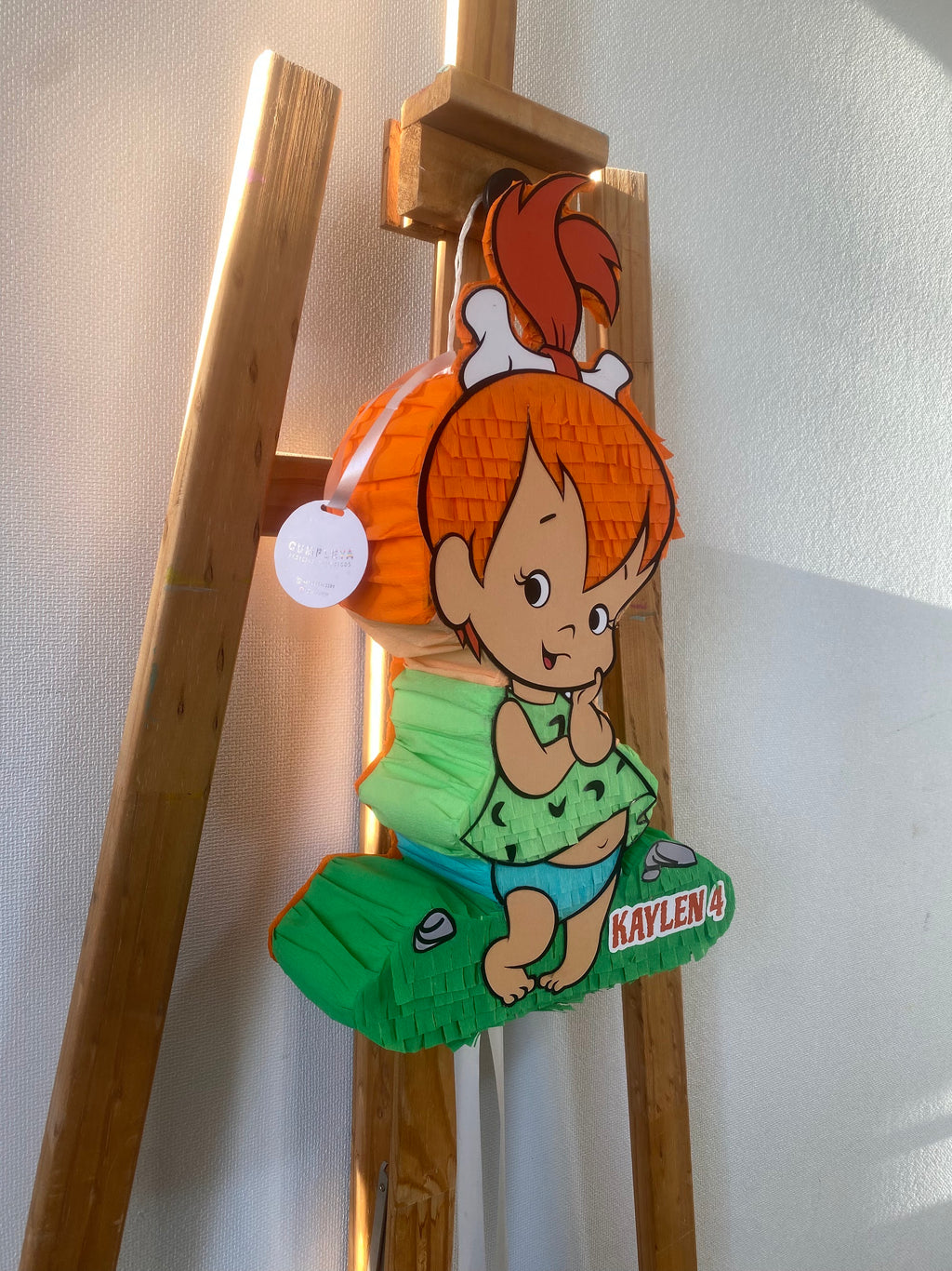 PIÑATA PEBBLES DE PICAPIEDRAS 40CM PREMIUM