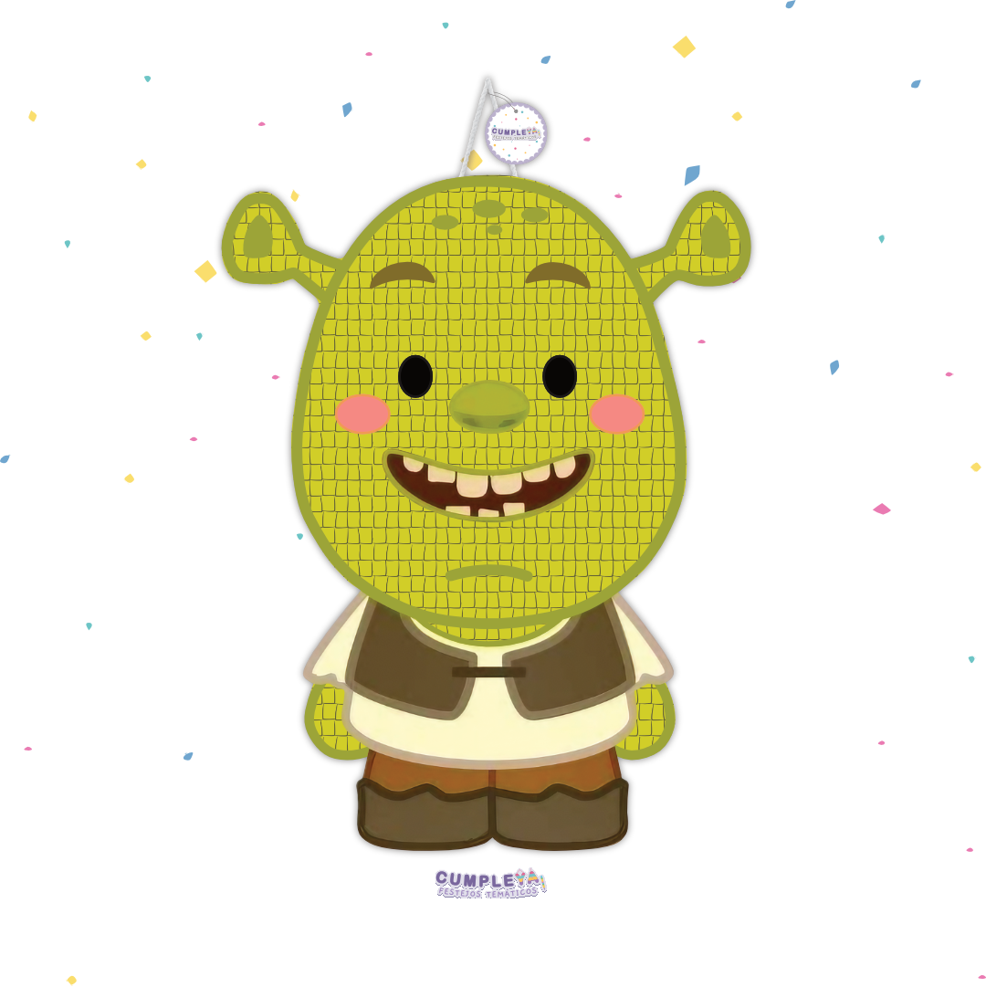PIÑATA SHREK NIÑO 40CM PREMIUM