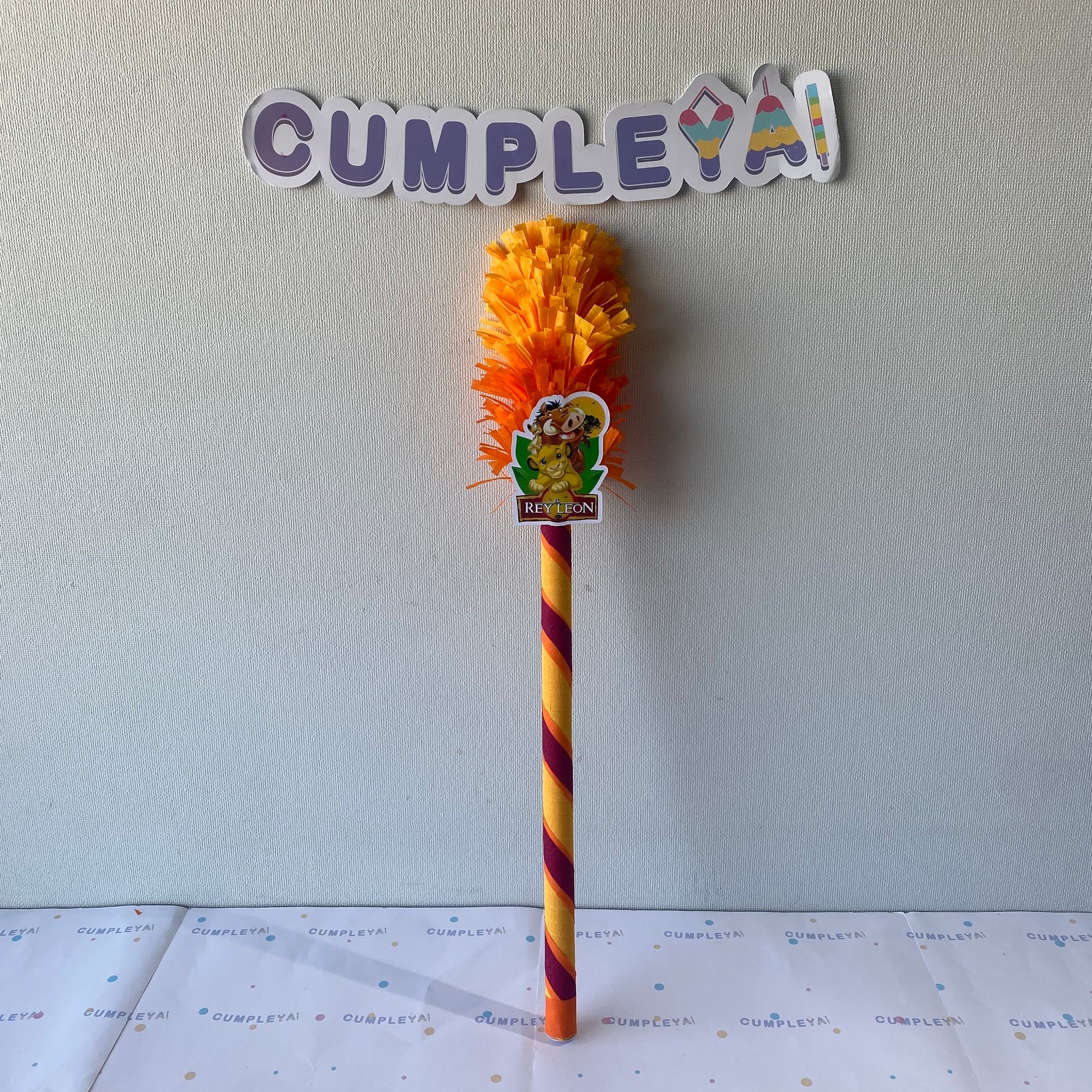 BASTÓN REY LEÓN TEMÁTICO PARA PIÑATA
