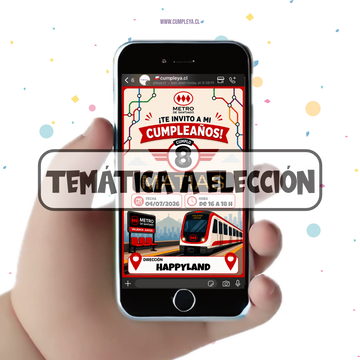 INVITACIÓN DIGITAL TEMÁTICA A ELECCIÓN