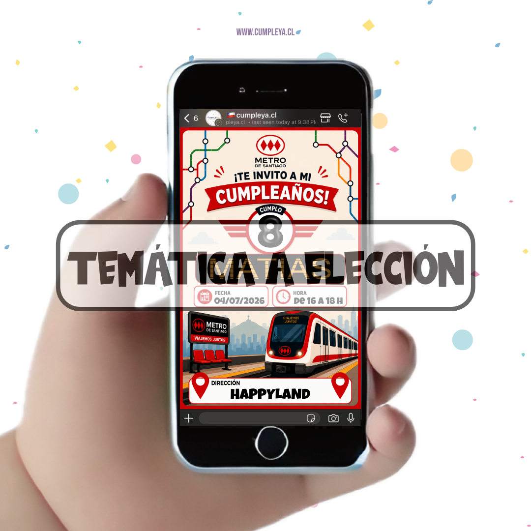 INVITACIÓN DIGITAL TEMÁTICA A ELECCIÓN