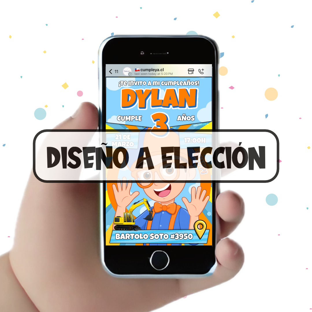 INVITACIÓN DIGITAL TEMÁTICA A ELECCIÓN