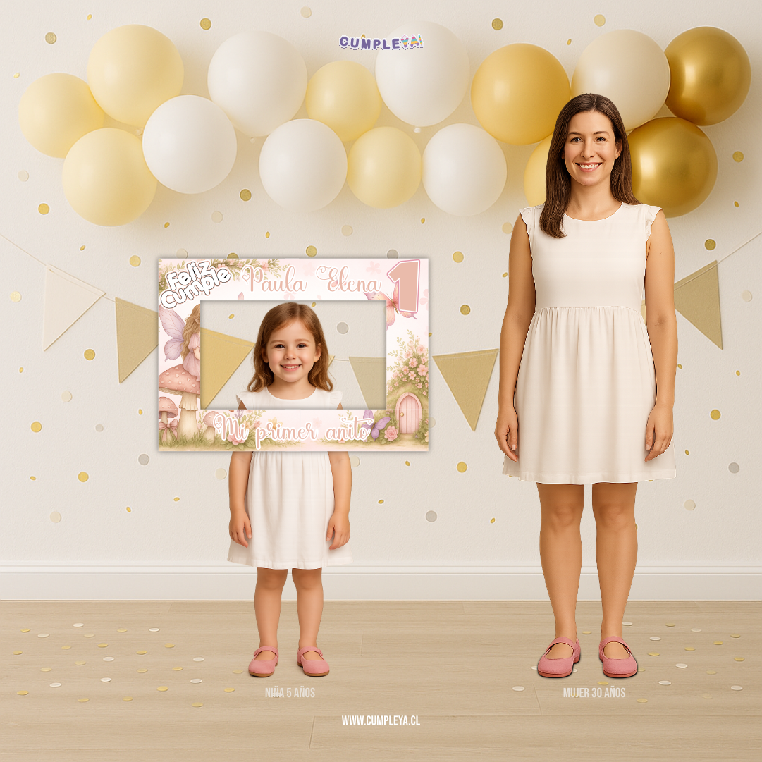 CUADRO SELFIE HADA 77X55CM TEMÁTICO