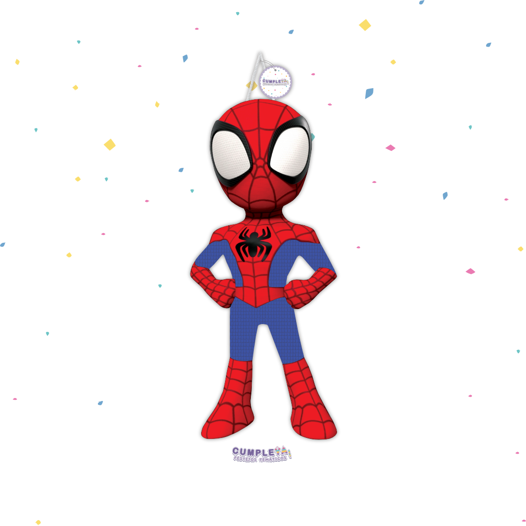 PIÑATA SPIDEY DE PIE 60CM PREMIUM