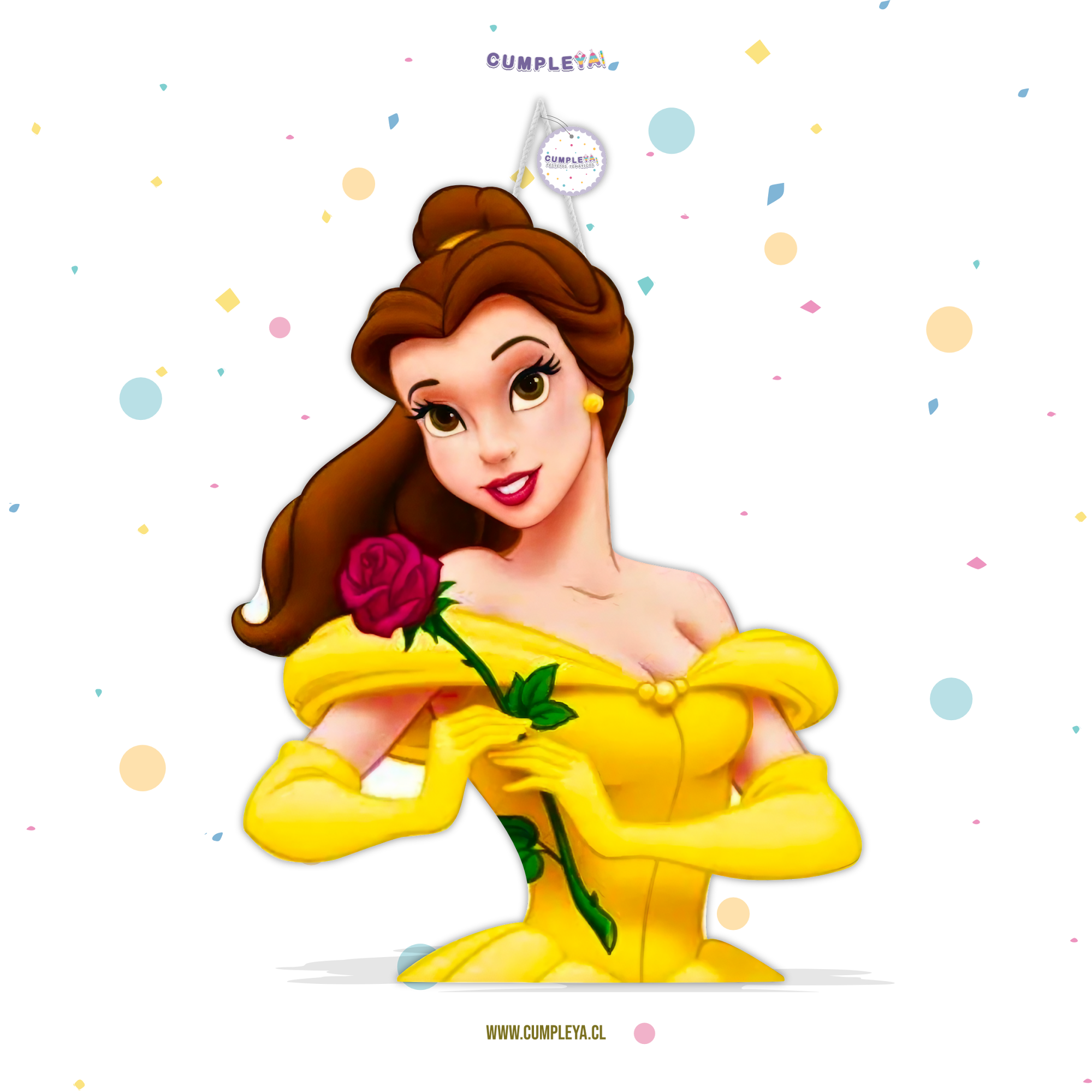 PIÑATA PRINCESA BELLA