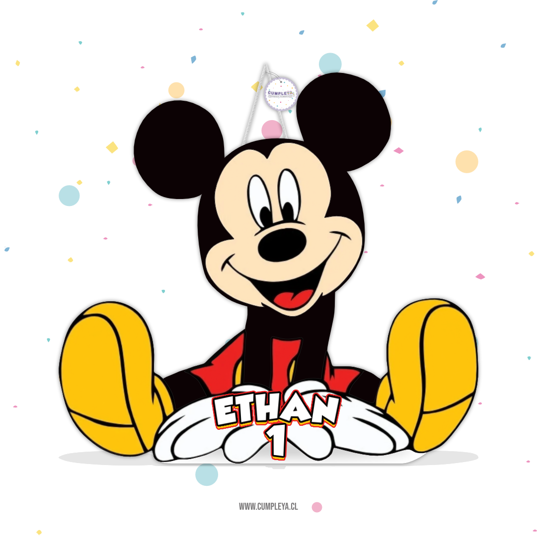 PIÑATA MICKEY MOUSE SENTADO