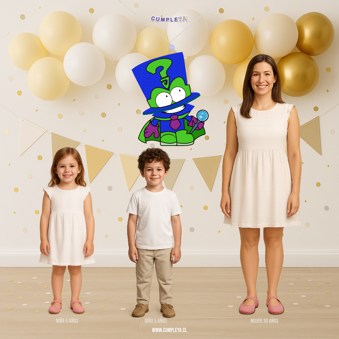 PIÑATA SUPERTHINGS ENIGMA 60CM PREMIUM