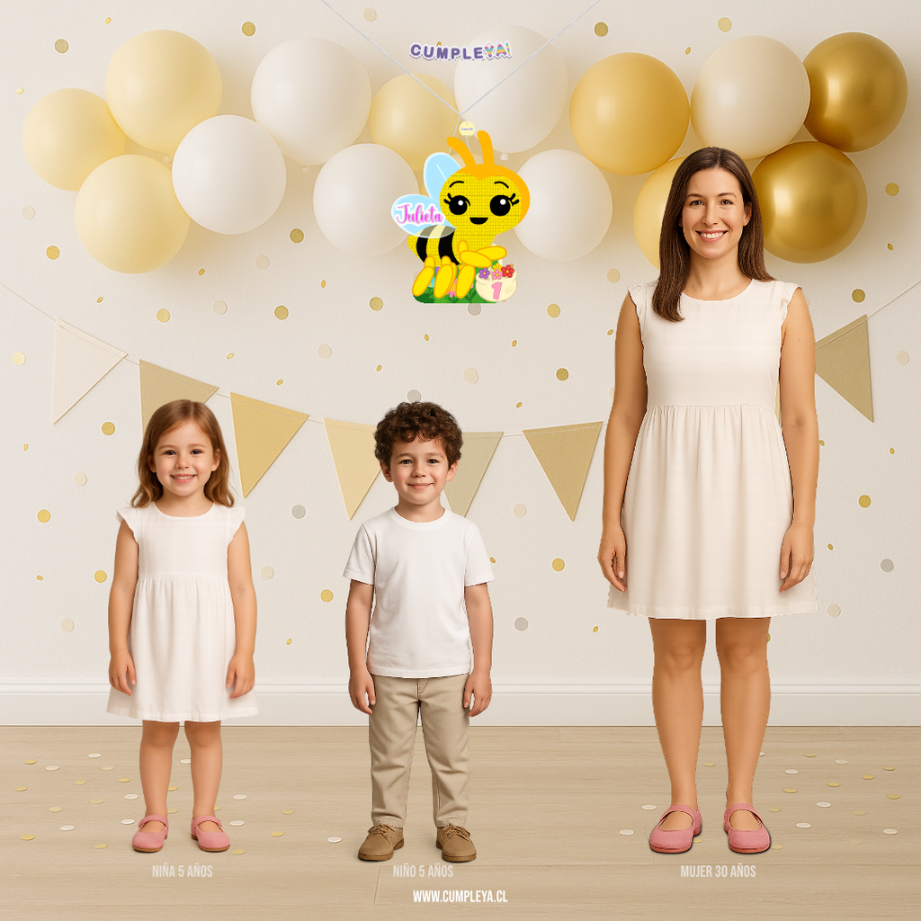 PIÑATA ABEJITA CHUIQUITICA 40CM PREMIUM