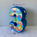 PIÑATA 40 CM NUMERO 3 NUMBERBLOCKS