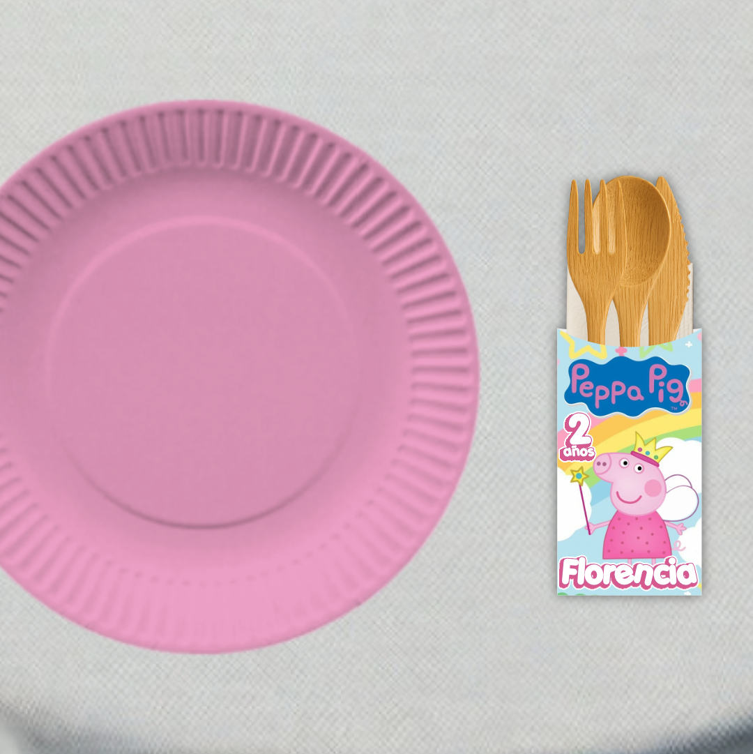 PORTA CUBIERTO PEPPA PIG HADA 7X13CM