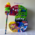PIÑATA NUMERO 3 LOS VENGADORES BEBES