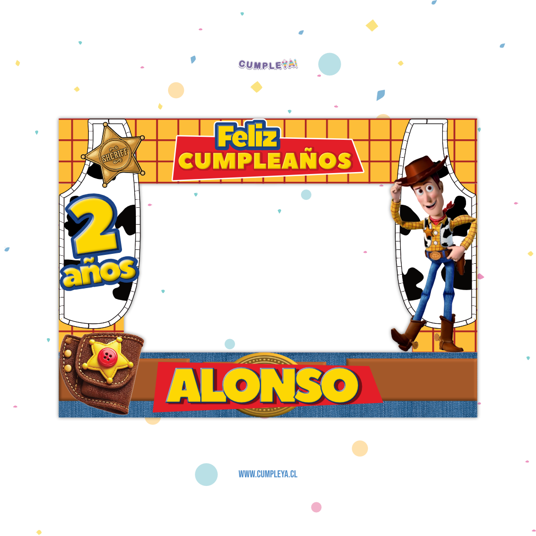 CUADRO SELFIE WOODY 77X55CM TEMÁTICO