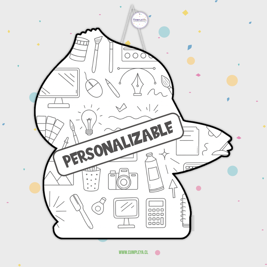 PIÑATA PERSONALIZADA 60CM PREMIUM