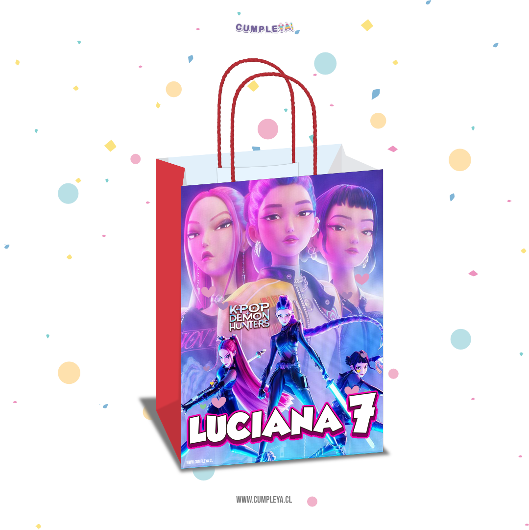 BOLSA SORPRESA 16 × 21 × 8 CM GUERRERA KPOP