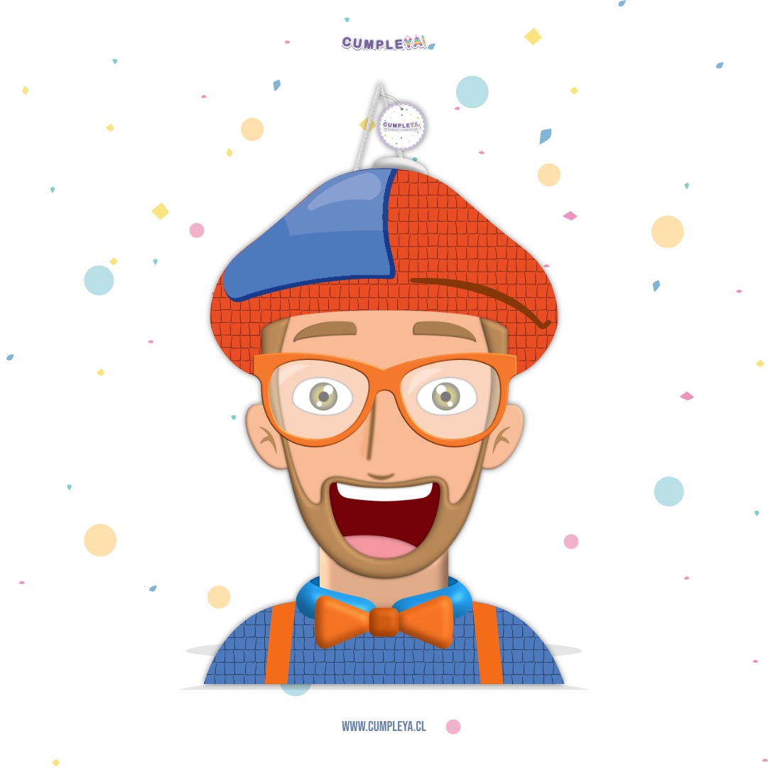 PIÑATA BLIPPI 60CM PREMIUM