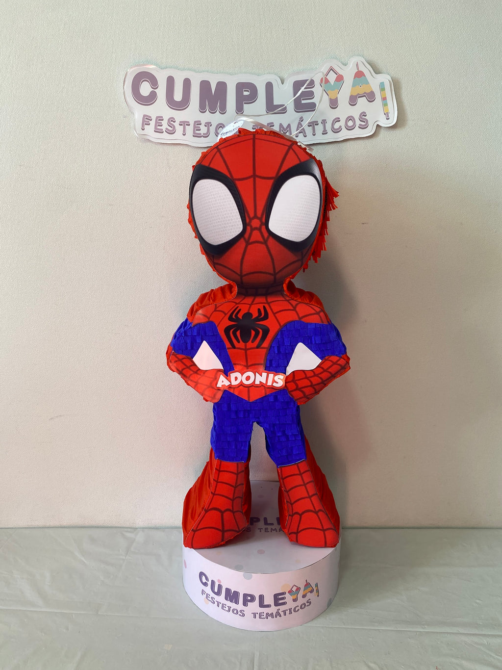 PIÑATA SPIDEY DE PIE 60CM PREMIUM
