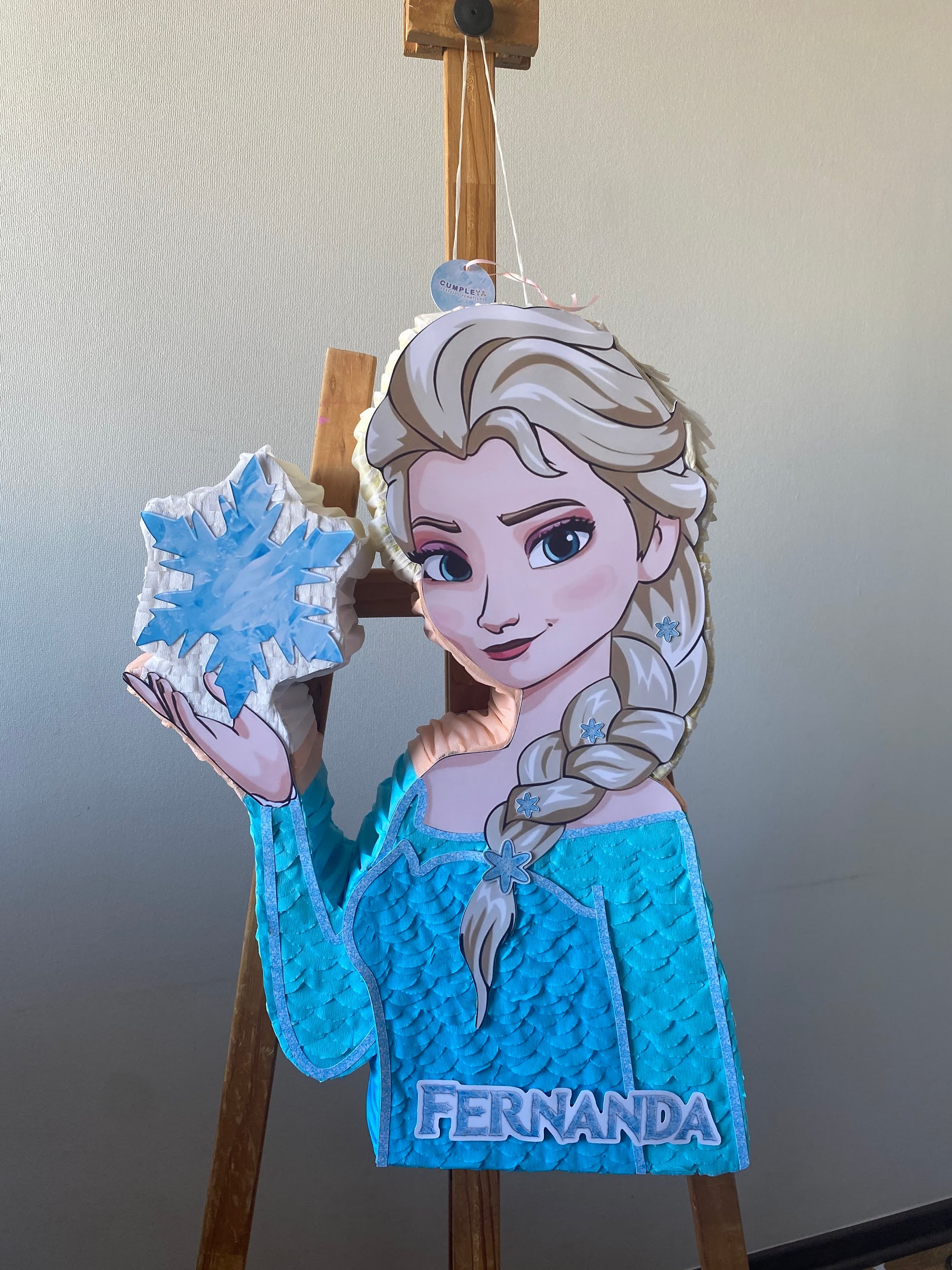 PIÑATA ELSA 60CM PREMIUM