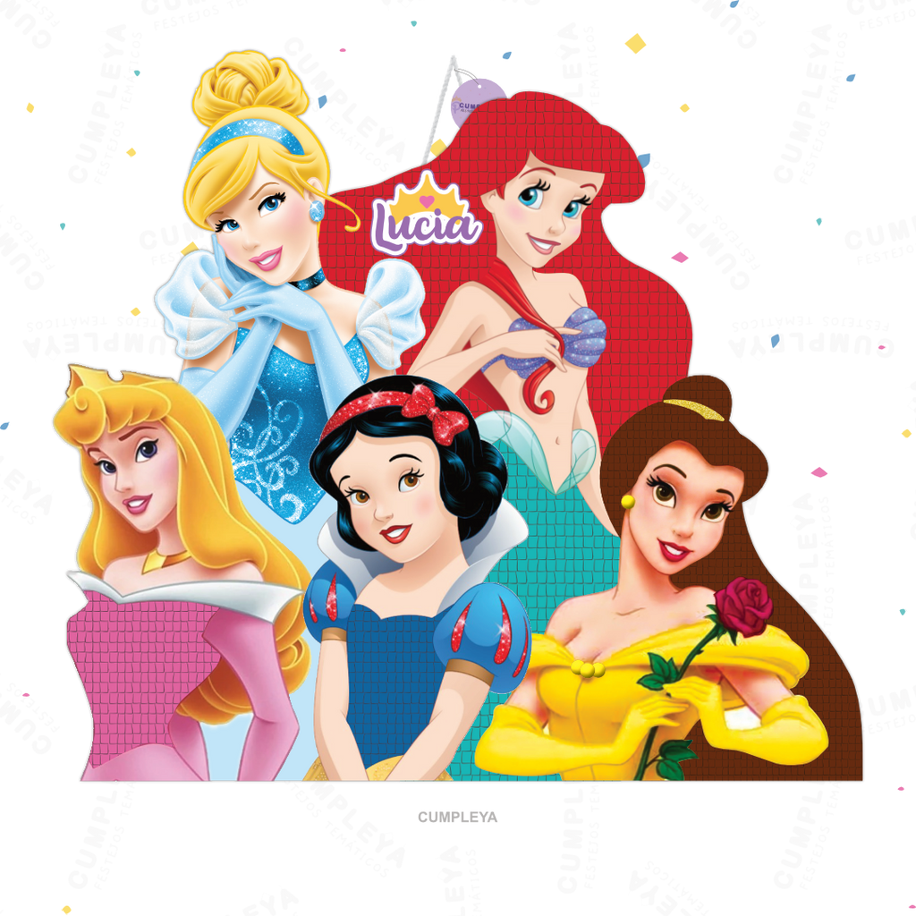 PIÑATA PRINCESAS DISNEY 60CM PREMIUM