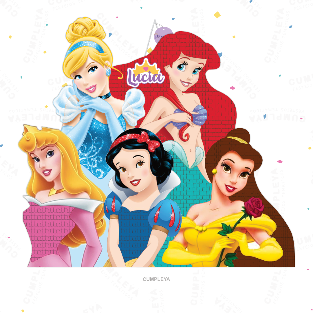 PIÑATA PRINCESAS DISNEY 60CM PREMIUM