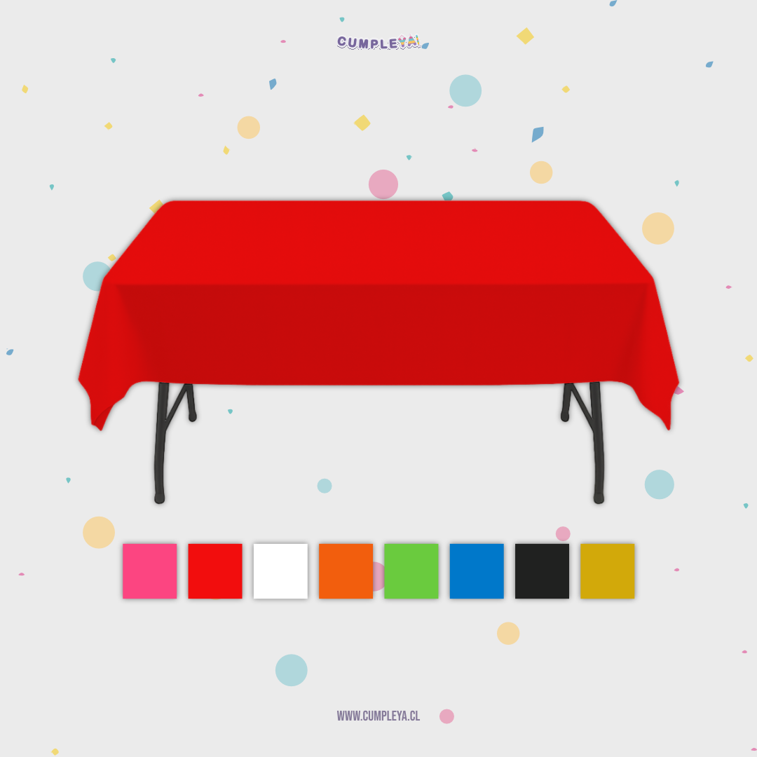 MANTEL COLORES 120X180CM