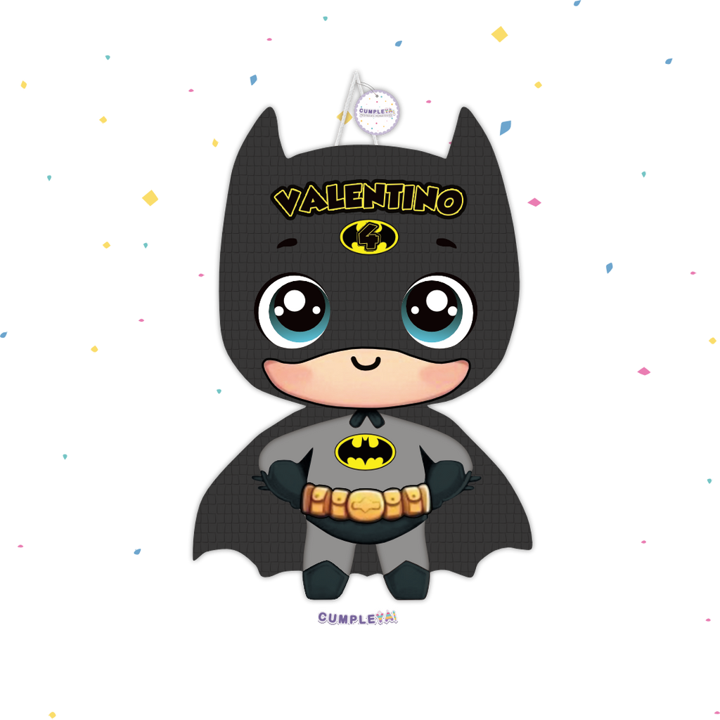 PIÑATA BATMAN NIÑO 60CM PREMIUM