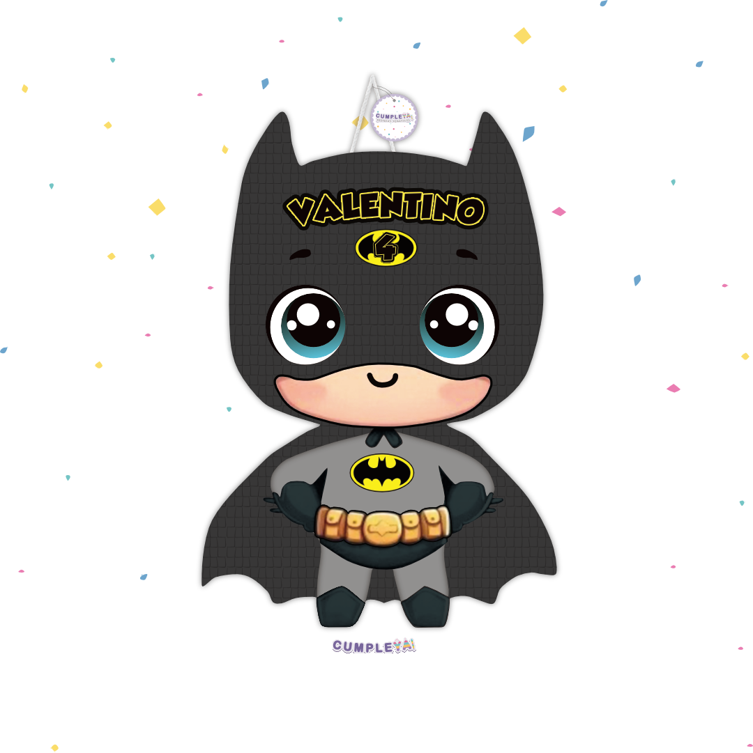 PIÑATA BATMAN NIÑO 60CM PREMIUM