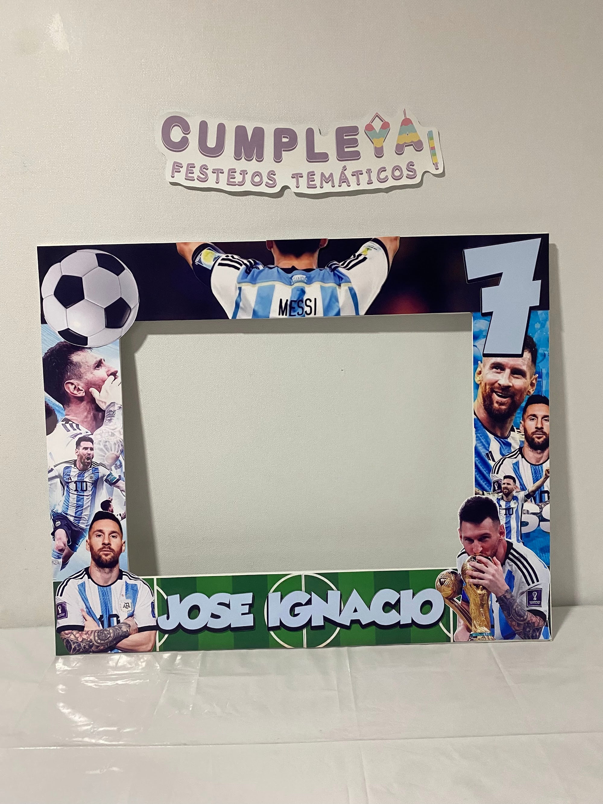 CUADRO SELFIE MESSI ARGENTINA 77X55CM