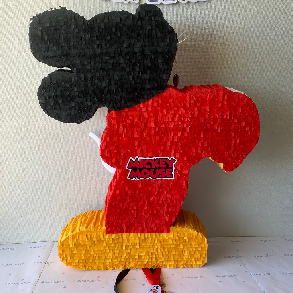 PIÑATA MICKEY AUTO DE CARRERA 60CM PREMIUM