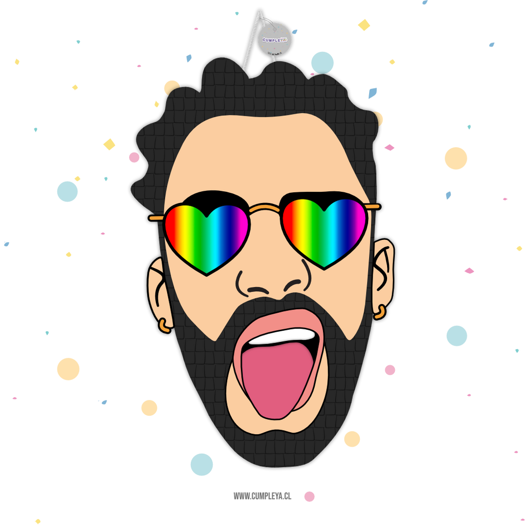 PIÑATA BAD BUNNY 40CM PREMIUM