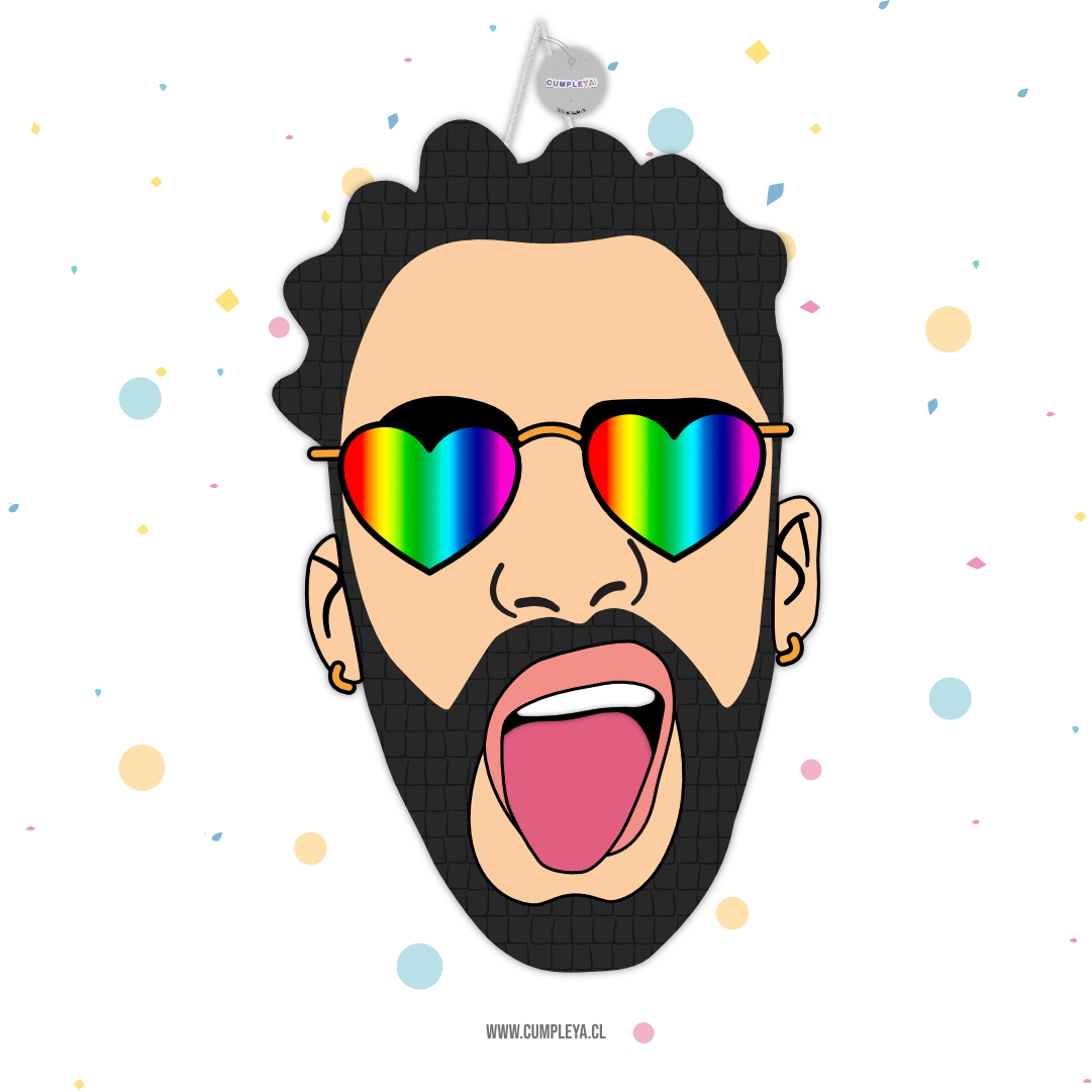 PIÑATA BAD BUNNY 40CM PREMIUM