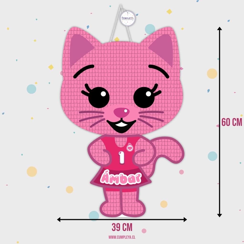 PIÑATA MEILI DE PLIM PLIM 60CM PREMIUM