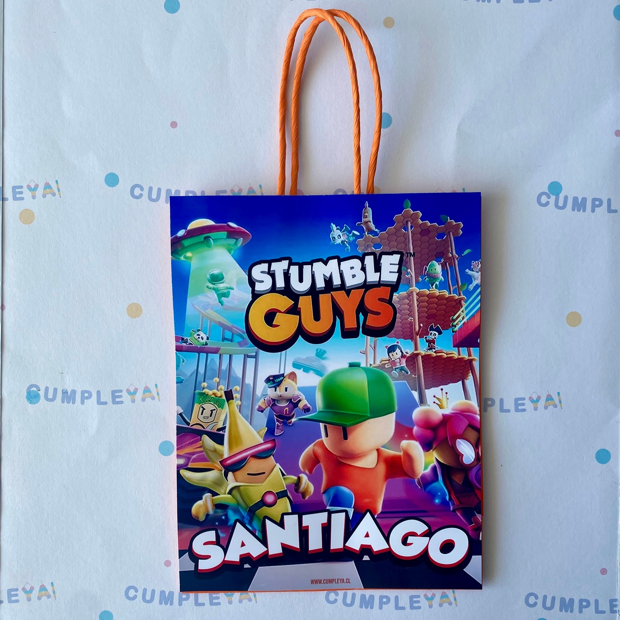 BOLSA SORPRESA STUMBLE GUYS PERSONALIZADO 16X21X8CM