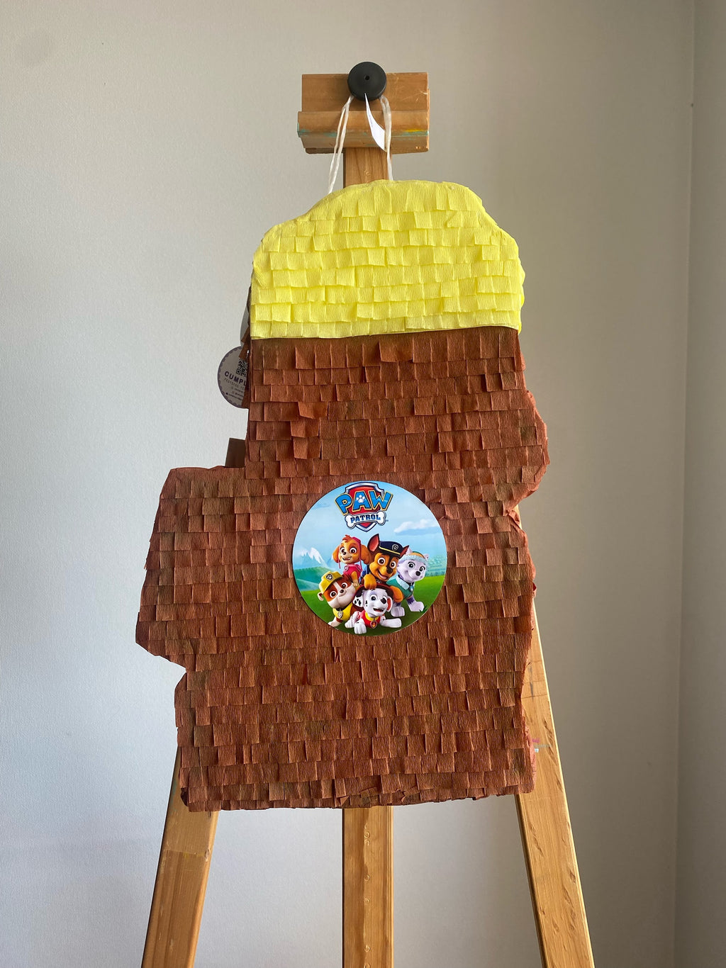 PIÑATA RUBBLE DE PAW PATROL 40CM PREMIUM