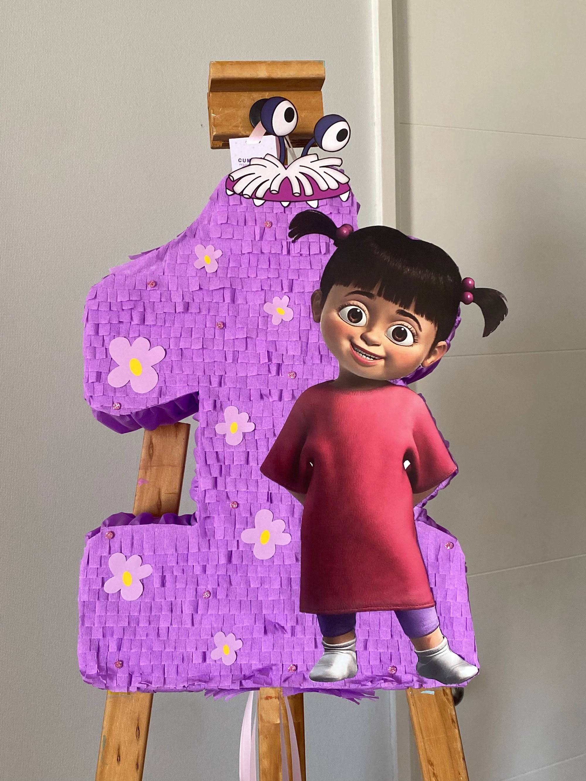 PIÑATA BOO MONSTER INC NÚMERO 1 40CM PREMIUM