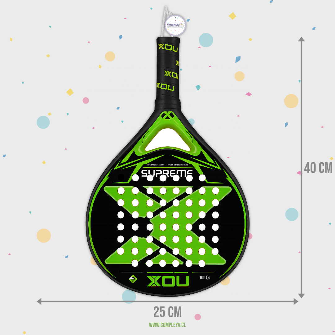 PIÑATA 40 CM PALA PADEL VERDE