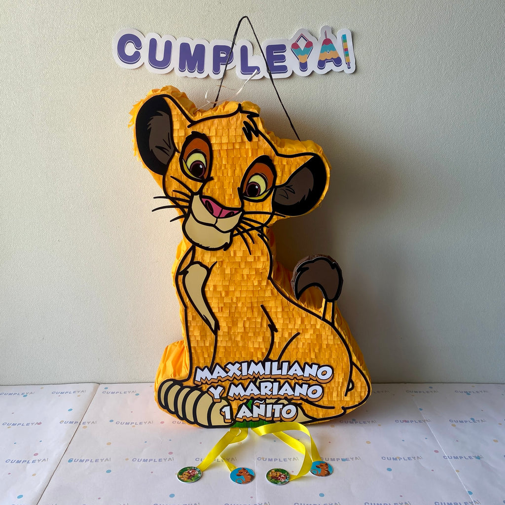 PIÑATA SIMBA REY LEON 60CM PREMIUM