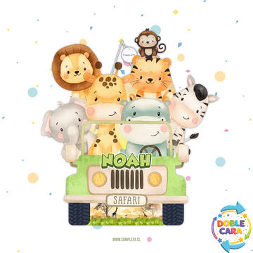 PIÑATA 60 CM XL JEEP SAFARI BEBÉS