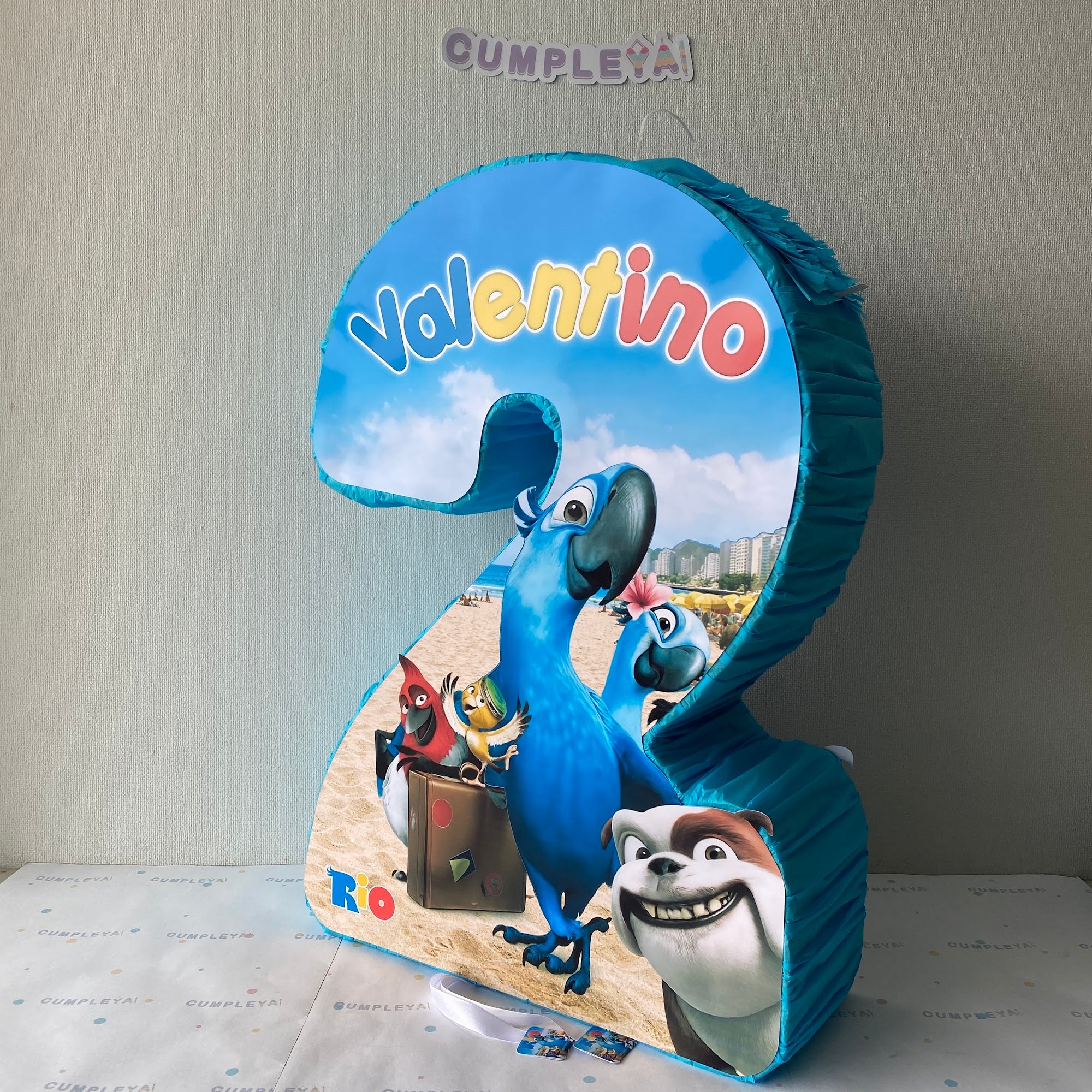 PIÑATA 60 CM XL RÍO NUMERO 2
