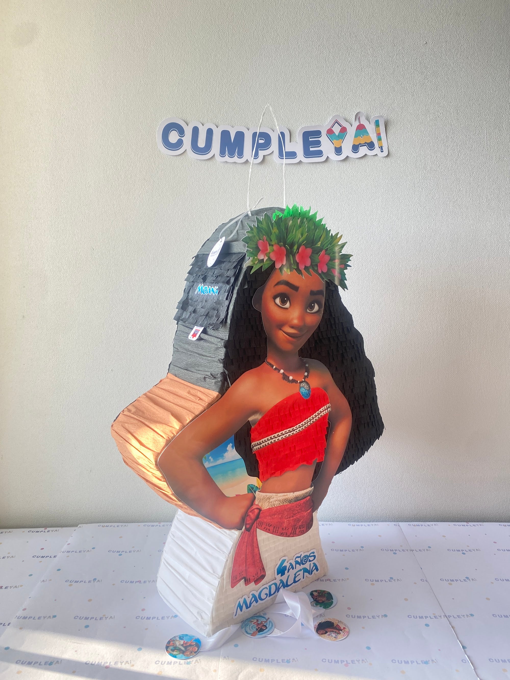 PIÑATA MOANA ADULTA 60CM PREMIUM
